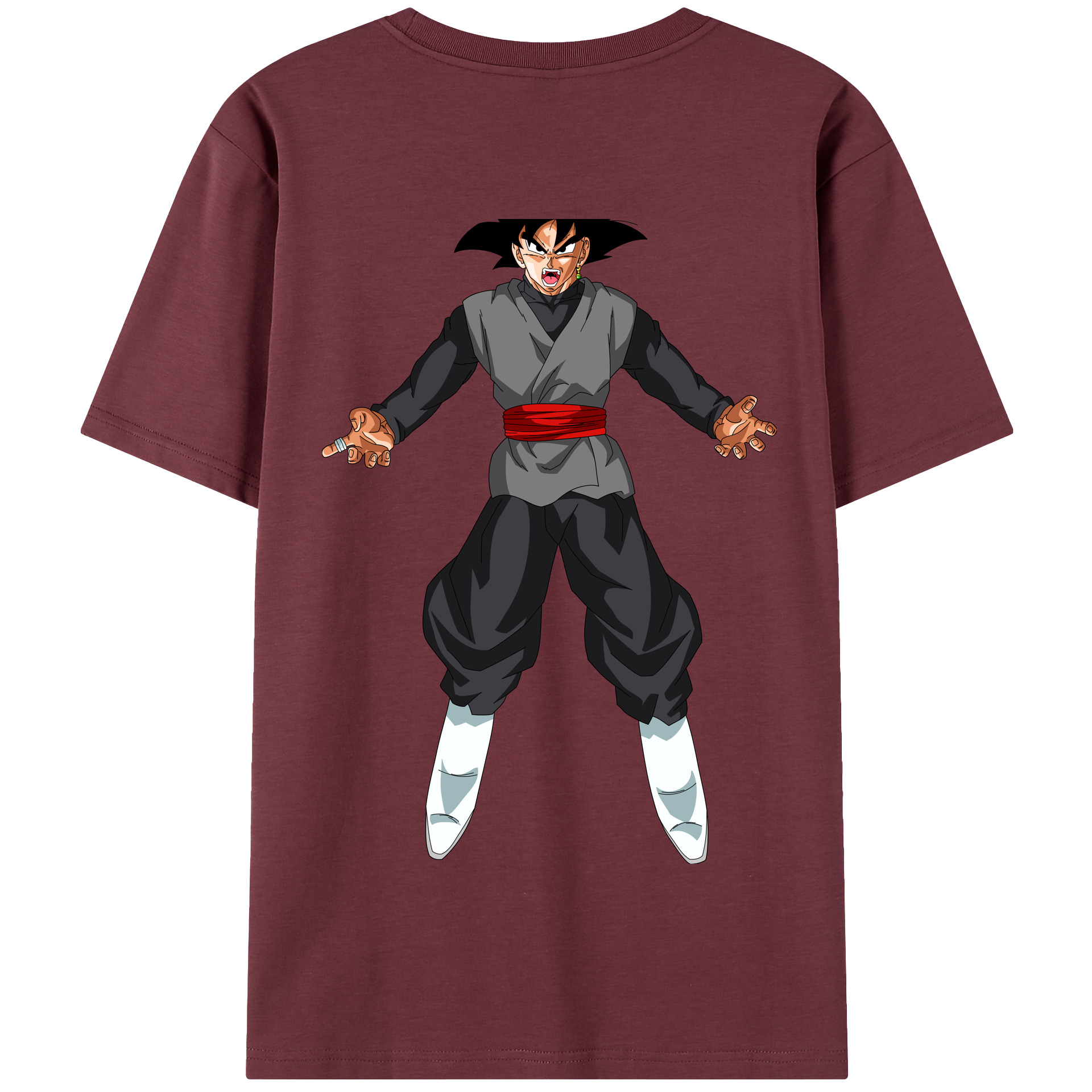 （画像用） ドラゴンボール ベジータ四世（Bejīta Yonsei）DRAGON BALL Vegeta IV 綿100％半袖Tシャツ（背面プリント）